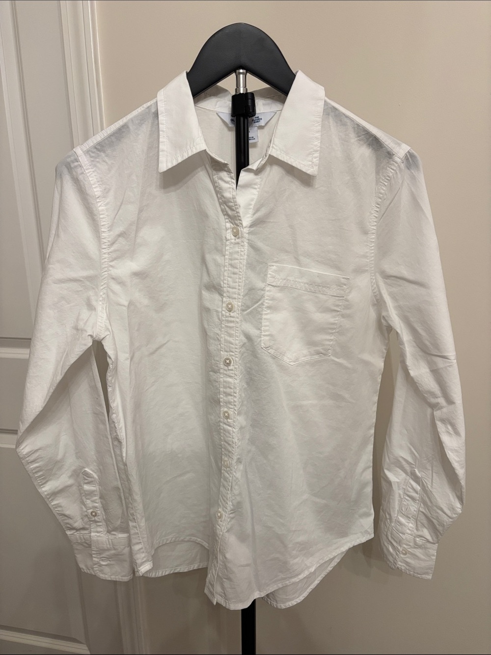 Old Navy Women's White Button-Down Shirt